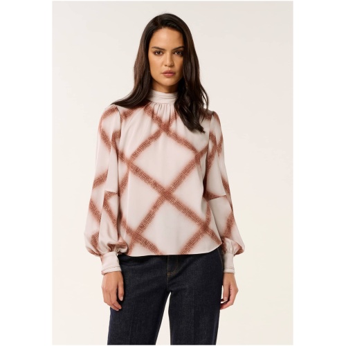 Forever New Women's Margot Printed Blouse in Nya Check