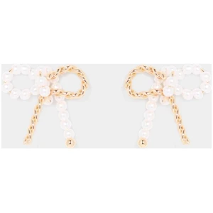 Forever New Women's Nadia Pearl Earrings in Pearl/Gold