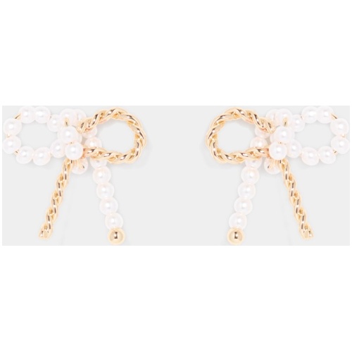 Forever New Women's Nadia Pearl Earrings in Pearl/Gold