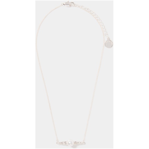 Forever New Women's Naomi Pearl Stone Necklace in Crystal Pearl