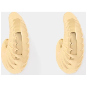 Forever New Women's Rosa Ridge Hoop Earrings in Gold Plated