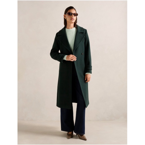 Forever New Women's Sadie Belted Coat in Dark Khaki