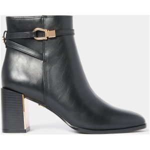 Forever New Women's Sadie Block Heel Ankle Boots in Black