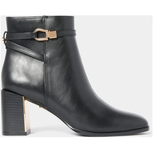Forever New Women's Sadie Block Heel Ankle Boots in Black