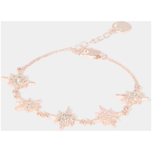 Forever New Women's Sierra Starburst Bracelet in Rose Gold/Crystal