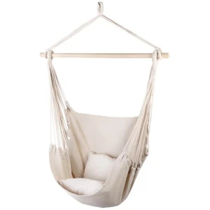Gardeon Hammock Swing Chair - Cream