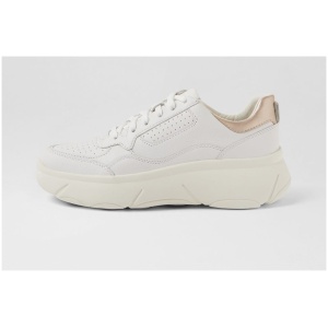 Geox D Nebula 2.0 X B Ge White Leather White Sneakers Womens Shoes Casual Casual Sneakers