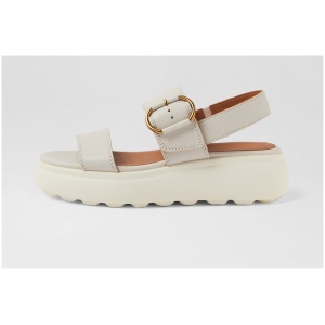 Geox D Spherica Ec4.1 S B Ge Lt Sand Leather Lt Sand Sandals Womens Shoes Casual Sandals Flat Sandals