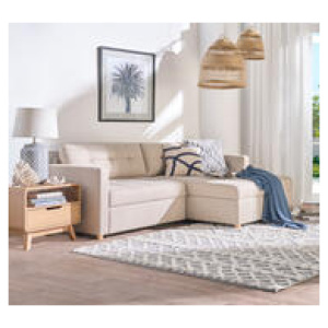 Glade 3 Seater Sofa Bed Neutral