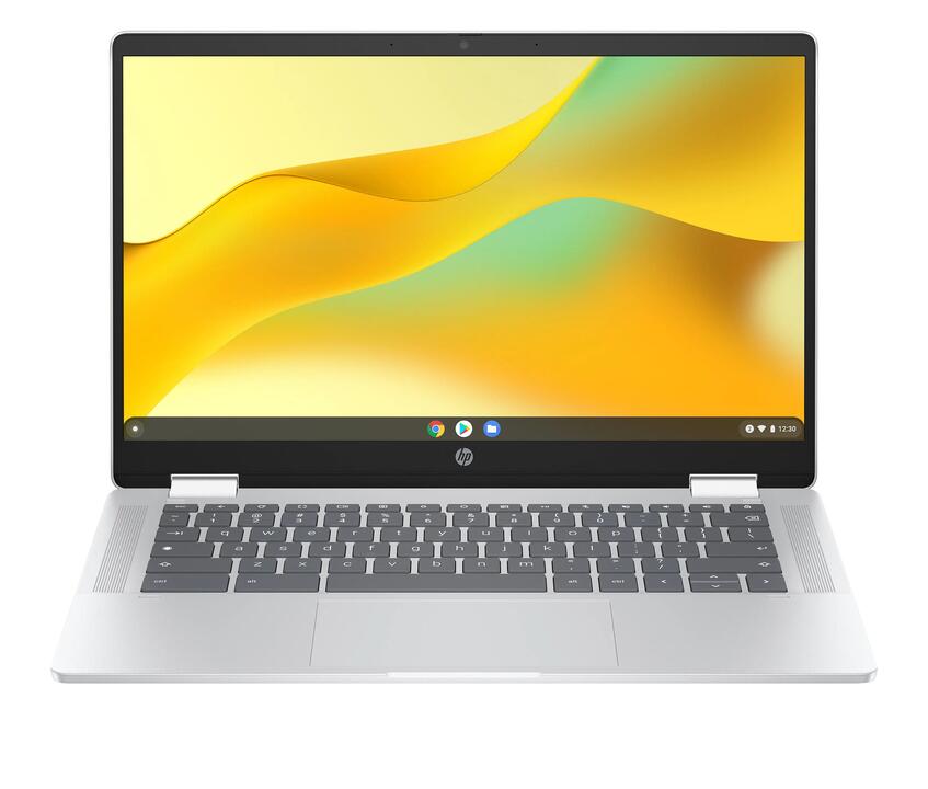 HP Chromebook X360 14B 14" HD Touchscreen Laptop, N100, 4GB RAM, 128GB SSD, ChromeOS