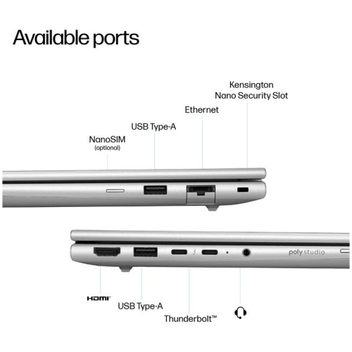 HP Elitebook 6 G1i 14" WUXGA Laptop, Ultra 5-225U, 16GB RAM, 512GB SSD, 4G/LTE, Windows 11 Pro