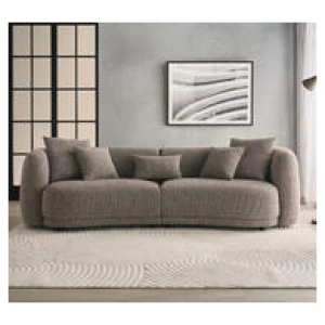 Hepburn 4 Seater Sofa Brown