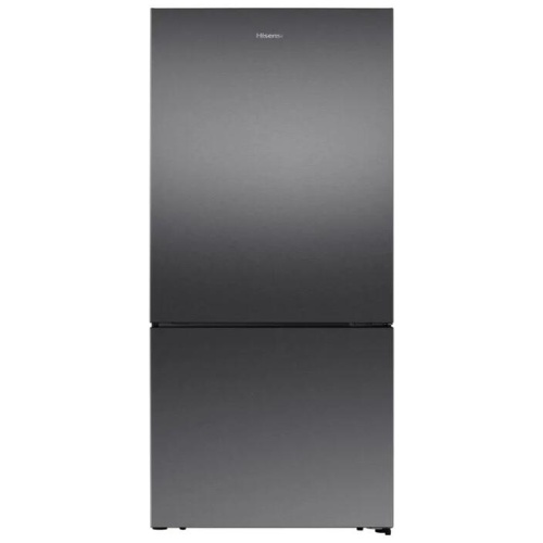 Hisense 503L Bottom Mount Fridge - Dark Stainless Steel