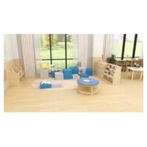 Jooyes 5 Shelf Kids Display Bookcase Neutral