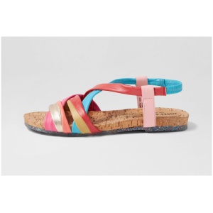 Josef Seibel Henriette 03 Js Multicolor Leather Multicolor Sandals Womens Shoes Casual Sandals Flat Sandals