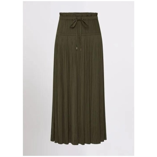Karu Pleated Midi Skirt