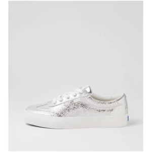 Keds Jump Kick T Toe Ke Silver Leather Silver Sneakers Womens Shoes Casual Casual Sneakers