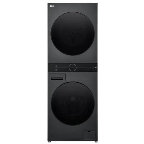 LG 12kg/9kg WashTower Stacked Washer Dryer - Black