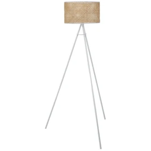 Lari Floor Lamp - Natural & White by Interior Secrets - AfterPay Available