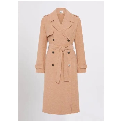 Laura Felted Wool Trench Coat