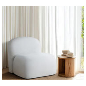 Leura Block Armchair Neutral