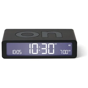 Lexon Flip Classic Reversible Alarm Clock - Black
