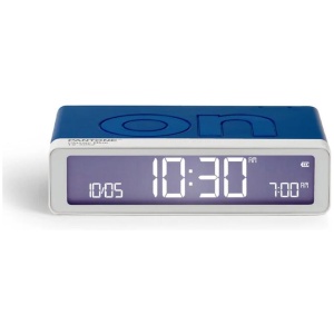 Lexon Flip Classic Reversible Alarm Clock PANTONE - Classic Blue