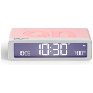Lexon Flip Classic Reversible Alarm Clock PANTONE - Rose Pink