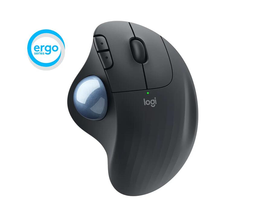 Logitech M575 Ergo Trackball Bluetooth Mouse - Graphite