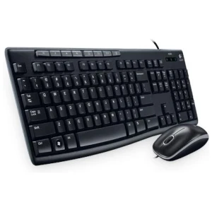 Logitech MK200 Media Corded Keyboard and Mouse Combo