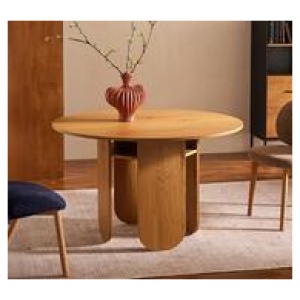 Lyndia 4 Seater Dining Table Neutral