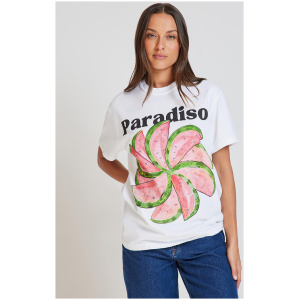 Maku The Label Watermelon Tee White