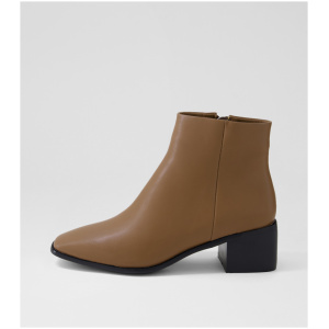 Matt & Nat Joo Nm Pecan Smooth Pecan Boots Womens Shoes Casual Ankle Boots