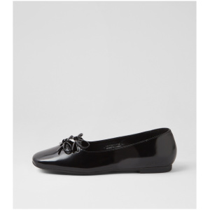 Matt & Nat Less Nm Black Smooth Black Shoes Womens Shoes Casual Flat Shoes