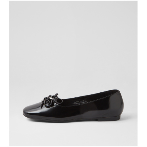 Matt & Nat Less Nm Black Smooth Black Shoes Womens Shoes Casual Flat Shoes