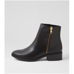 Matt & Nat Liman Nm Black Smooth Black Boots Womens Shoes Casual Ankle Boots