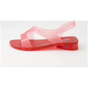 Melissa Melissa Real Jelly Paris My Pink Pvc Pink Sandals Womens Shoes Casual Sandals Flat Sandals