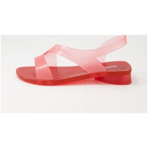 Melissa Melissa Real Jelly Paris My Pink Pvc Pink Sandals Womens Shoes Casual Sandals Flat Sandals