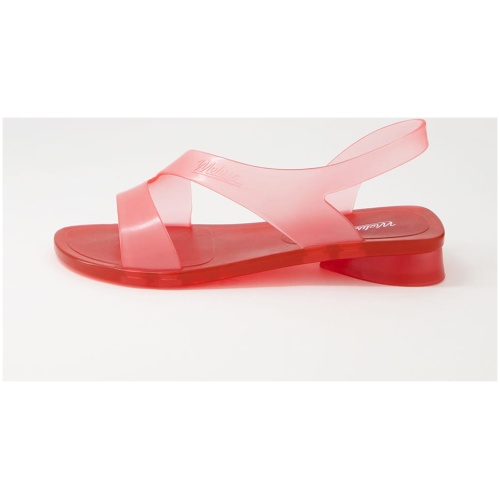 Melissa Melissa Real Jelly Paris My Pink Pvc Pink Sandals Womens Shoes Casual Sandals Flat Sandals