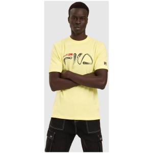 Men's James UK Tee - LEMONADE/FILA NAVY - LEMONADE/FILA NAVY