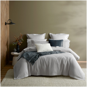 Metro Cotton Waffle Queen Quilt Cover