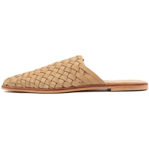 Mollini Luella Mo Tan Washed Leather Tan Shoes Womens Shoes Casual Flat Shoes