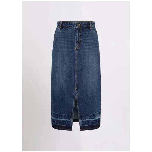 Nancy Denim Midi Skirt