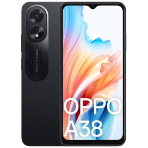 OPPO A38 (Dual Sim, 128GB/4GB, 6.56'', VF) - Glowing Black