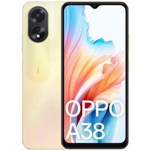 OPPO A38 (Dual Sim, 128GB/4GB, 6.56'', VF) - Glowing Gold