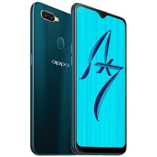 OPPO AX7 (64GB/4GB, 6.2'', Unlocked, CPH1903 ) - Glaze Blue