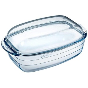 Ocuisine Rectangle Casserole 6.5L with Lid
