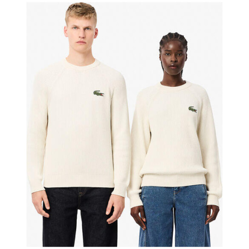 Pearl Rib Cotton Crew Neck Sweater