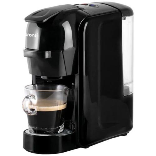 Pronti HomeMaid 3-in-1 Coffee Machine Multi-Capsule Pods and Ground Coffee Nespresso & Caffitaly Compatible CM-511HM