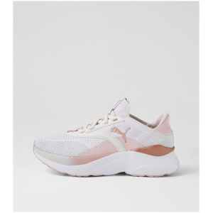 Puma Softride Mayve W Pm Feather Grey Mauve Rose Gold Textile Feather Grey Mauve Rose Gold Sneakers Womens Shoes Casual Active Sneakers
